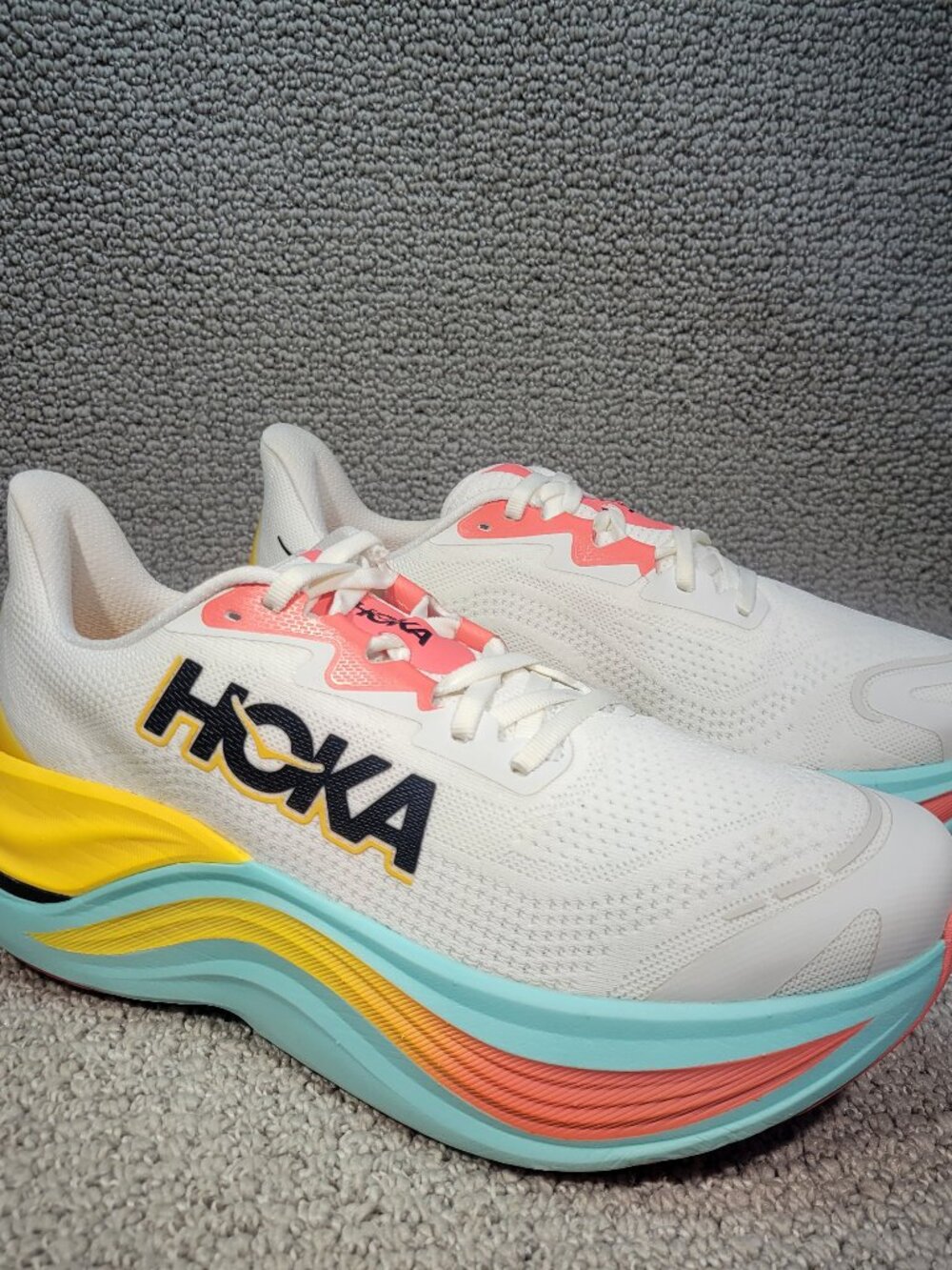 Hoka One One Skyward X Women's Size 10.5B Blanc De Blanc Swim Day 1147912 BSW - Picture 6 of 11